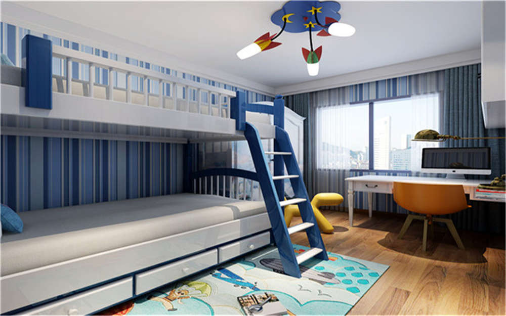 龍湖九里晴川-現(xiàn)代簡約-臥室設(shè)計效果圖