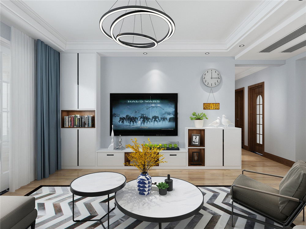 龍湖九里晴川-現(xiàn)代簡約-臥室設計效果圖