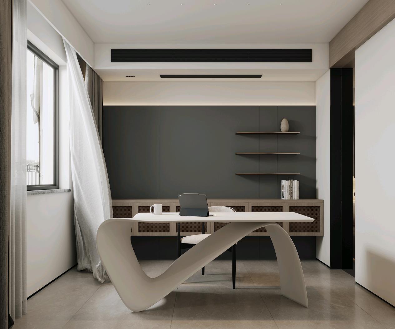 龍湖九里晴川-現(xiàn)代簡(jiǎn)約-臥室設(shè)計(jì)效果圖